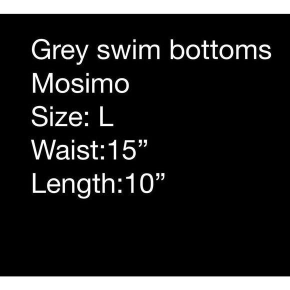 Mossimo grey swim bikini bottoms - size L - Picture 6 of 6